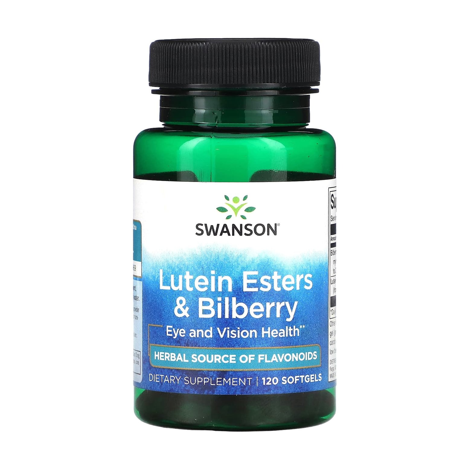 Ефіри лютеїну та чорниця Swanson Lutein Esters &amp; Bilberry, 120 гелевих капсул